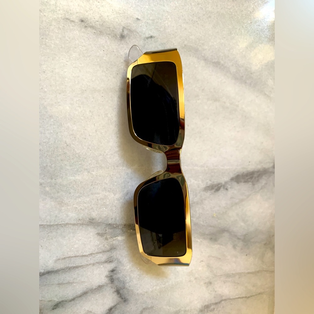 A BETTER FEELING Pollux 100% Polished Steel Sunglasses with Case